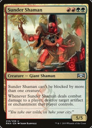 Sunder Shaman [Ravnica Allegiance] | Lots Moore NSW