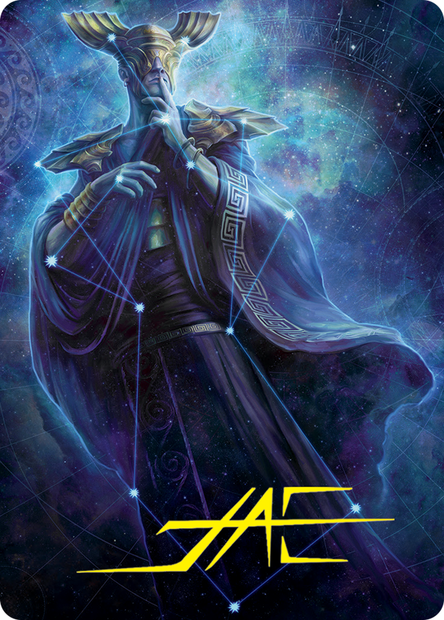 Atris, Oracle of Half-Truths Art Card (Gold-Stamped Signature) [March of the Machine Art Series] | Lots Moore NSW