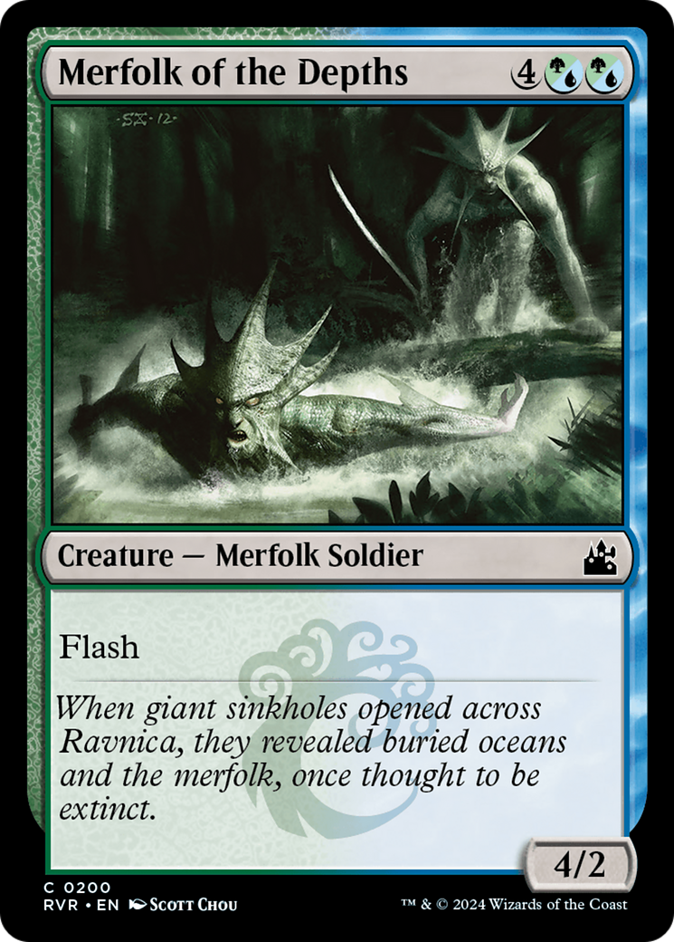 Merfolk of the Depths [Ravnica Remastered] | Lots Moore NSW