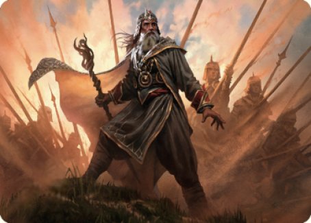 Hazezon, Shaper of Sand Art Card [Dominaria United Art Series] | Lots Moore NSW