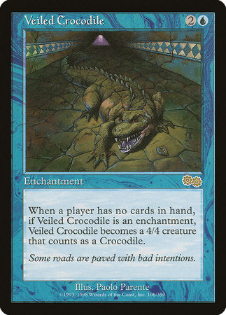 Veiled Crocodile [Urza's Saga] | Lots Moore NSW