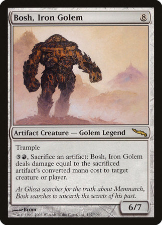 Bosh, Iron Golem [Mirrodin] | Lots Moore NSW