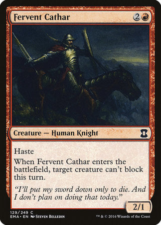 Fervent Cathar [Eternal Masters] | Lots Moore NSW