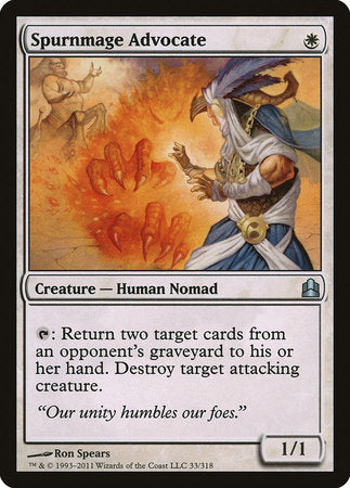 Spurnmage Advocate [Commander 2011] | Lots Moore NSW