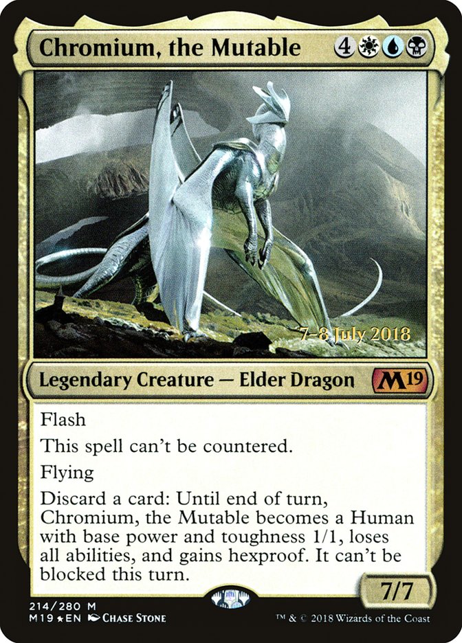 Chromium, the Mutable  [Core Set 2019 Prerelease Promos] | Lots Moore NSW