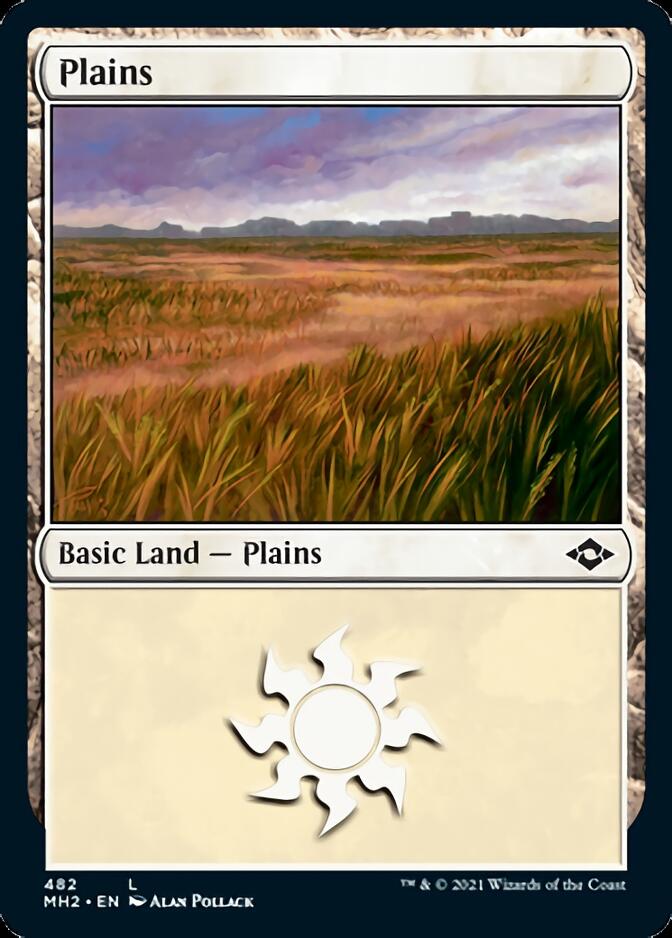 Plains (482) (Foil Etched) [Modern Horizons 2] | Lots Moore NSW