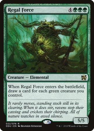 Regal Force [Duel Decks: Elves vs. Inventors] | Lots Moore NSW