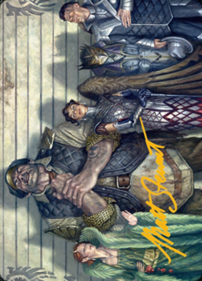Rogues' Gallery Art Card (Gold-Stamped Signature) [Streets of New Capenna Art Series] | Lots Moore NSW