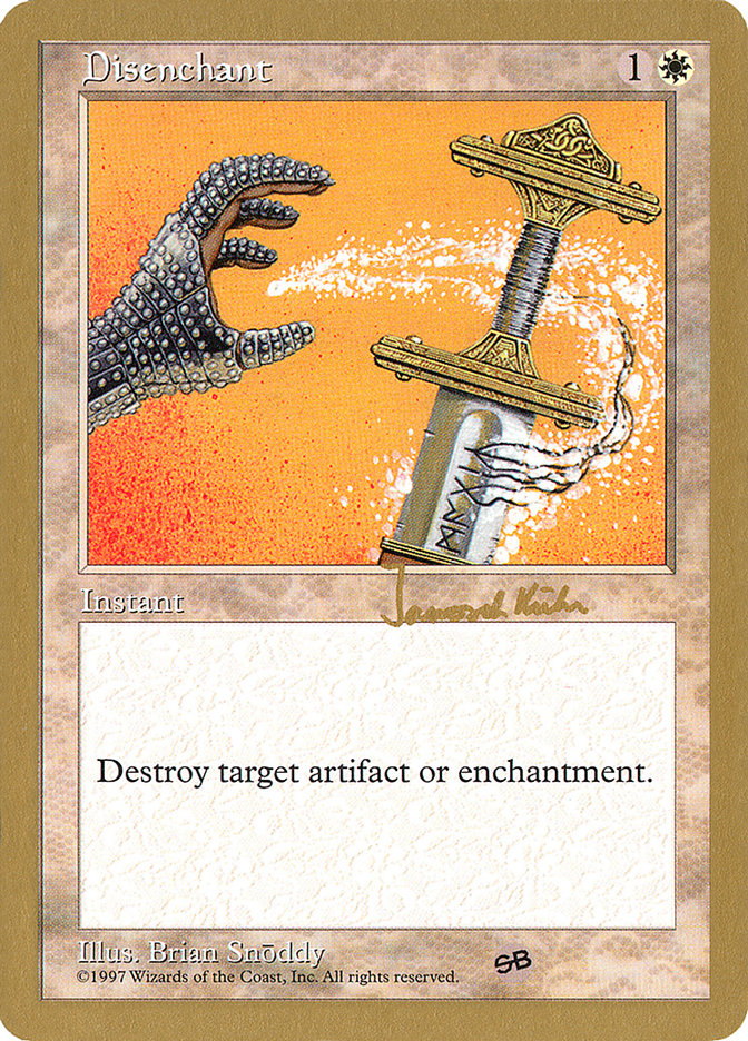 Disenchant (Janosch Kuhn) (SB) [World Championship Decks 1997] | Lots Moore NSW