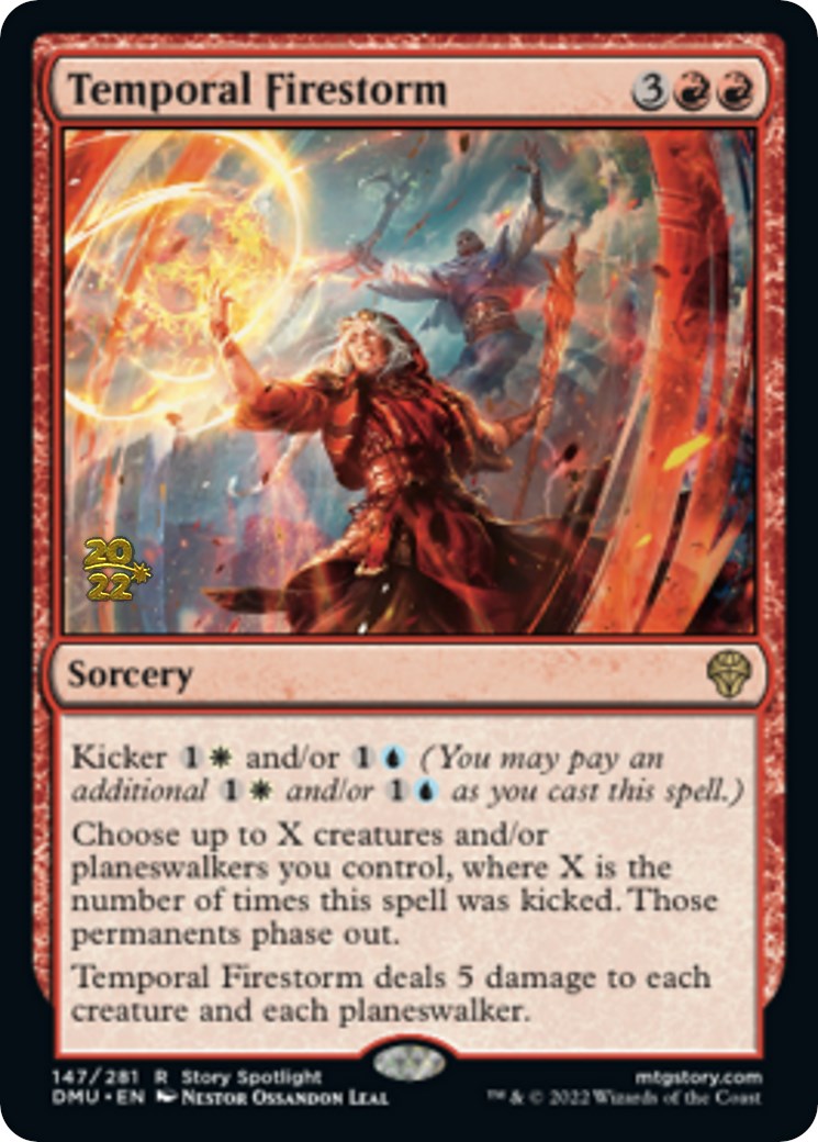 Temporal Firestorm [Dominaria United Prerelease Promos] | Lots Moore NSW