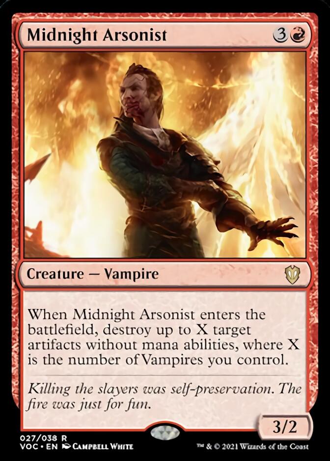 Midnight Arsonist [Innistrad: Crimson Vow Commander] | Lots Moore NSW