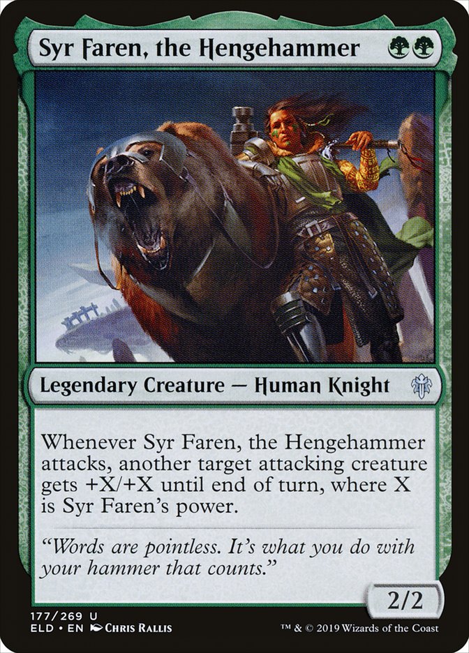Syr Faren, the Hengehammer [Throne of Eldraine] | Lots Moore NSW