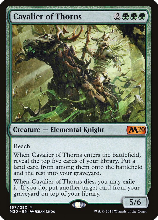 Cavalier of Thorns [Core Set 2020] | Lots Moore NSW