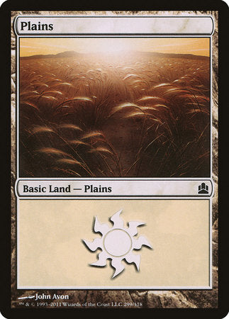 Plains (299) [Commander 2011] | Lots Moore NSW