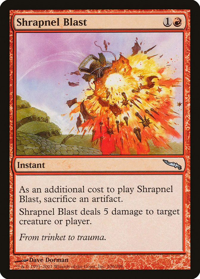 Shrapnel Blast [Mirrodin] | Lots Moore NSW