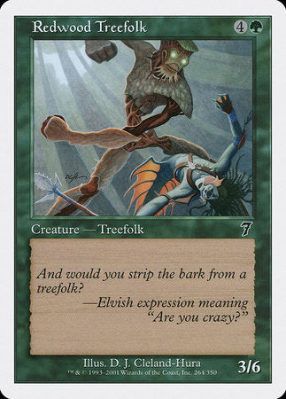 Redwood Treefolk [Seventh Edition] | Lots Moore NSW