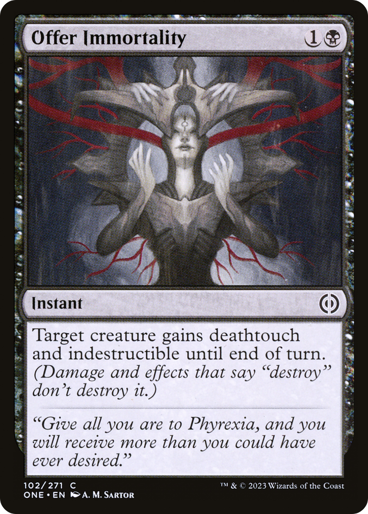 Offer Immortality [Phyrexia: All Will Be One] | Lots Moore NSW