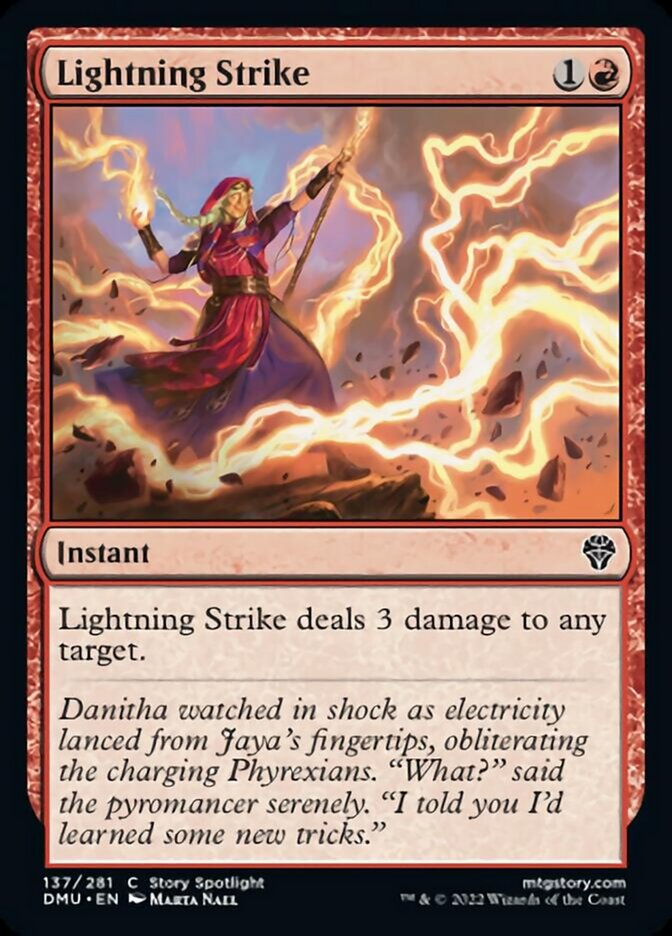 Lightning Strike [Dominaria United] | Lots Moore NSW