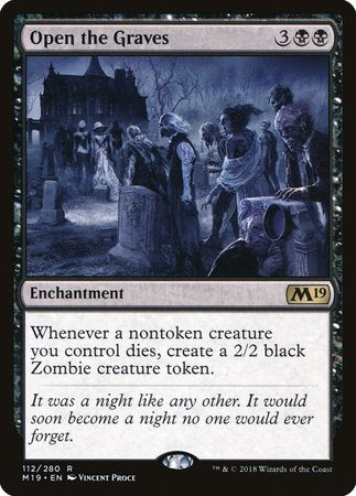 Open the Graves [Core Set 2019] | Lots Moore NSW