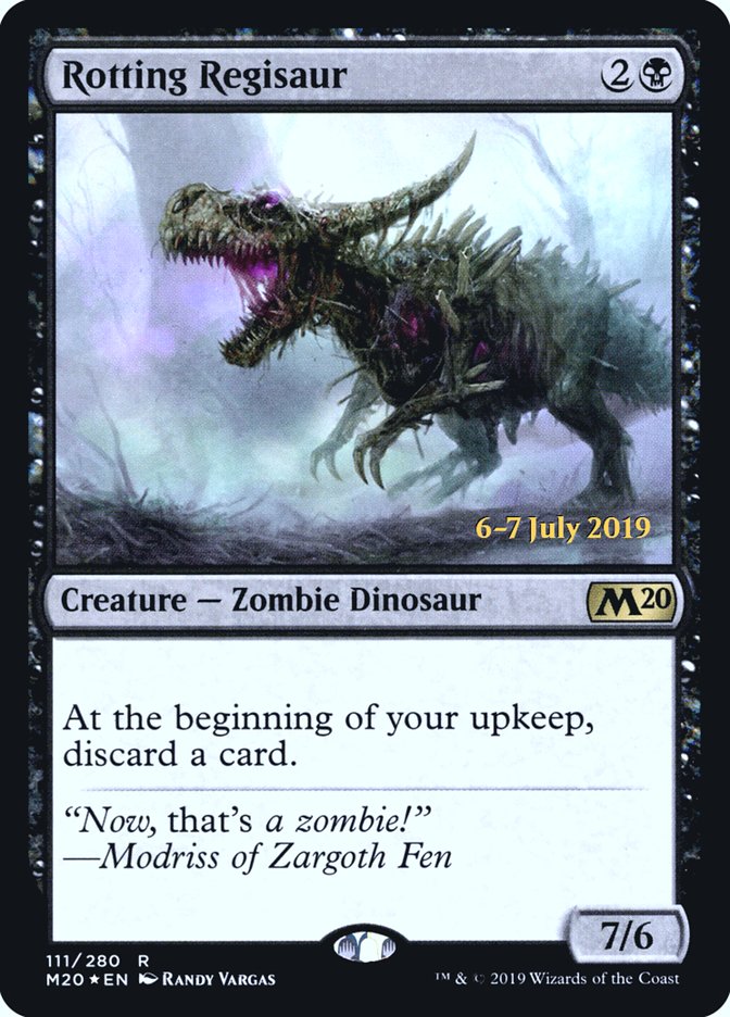 Rotting Regisaur  [Core Set 2020 Prerelease Promos] | Lots Moore NSW