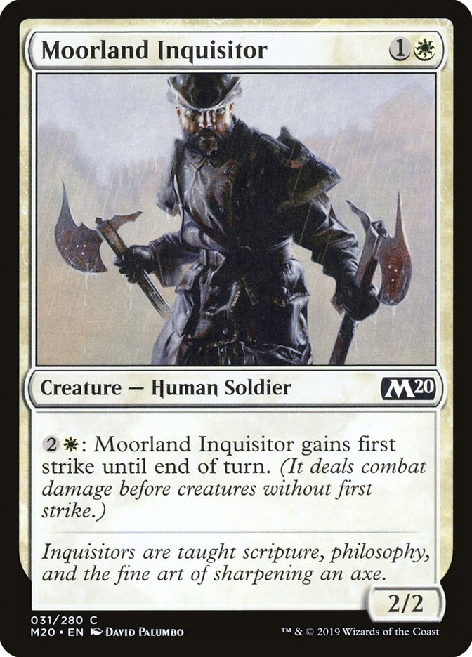 Moorland Inquisitor [Core Set 2020] | Lots Moore NSW