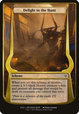 Delight in the Hunt (Archenemy: Nicol Bolas) [Archenemy: Nicol Bolas Schemes] | Lots Moore NSW