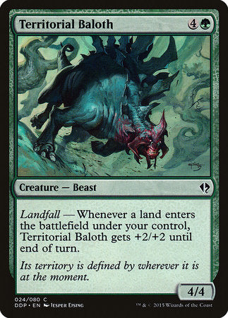 Territorial Baloth [Duel Decks: Zendikar vs. Eldrazi] | Lots Moore NSW