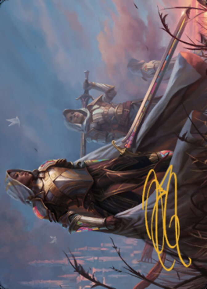 Danitha, Benalia's Hope Art Card (Gold-Stamped Signature) [Dominaria United Art Series] | Lots Moore NSW
