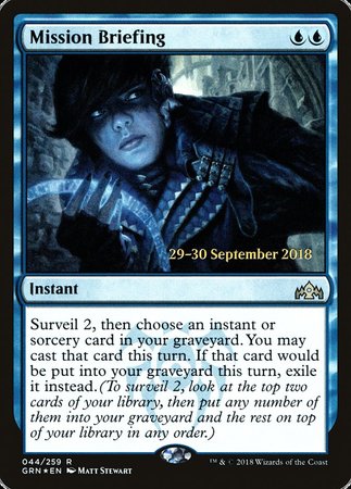 Mission Briefing [Guilds of Ravnica Promos] | Lots Moore NSW
