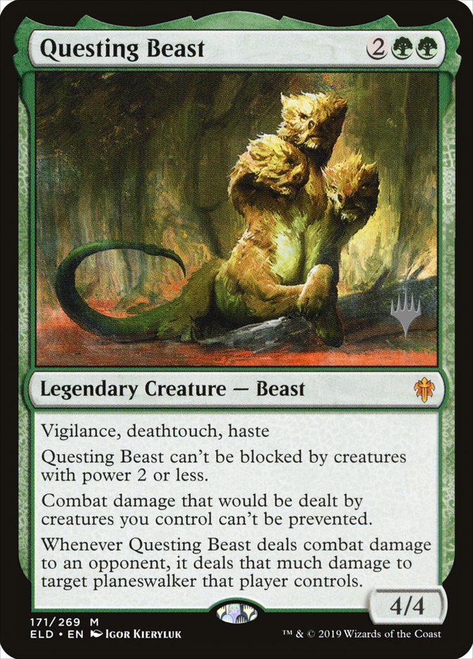 Questing Beast (Promo Pack) [Throne of Eldraine Promos] | Lots Moore NSW