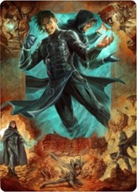 Jace, Mirror Mage 2 Art Card [Zendikar Rising Art Series] | Lots Moore NSW