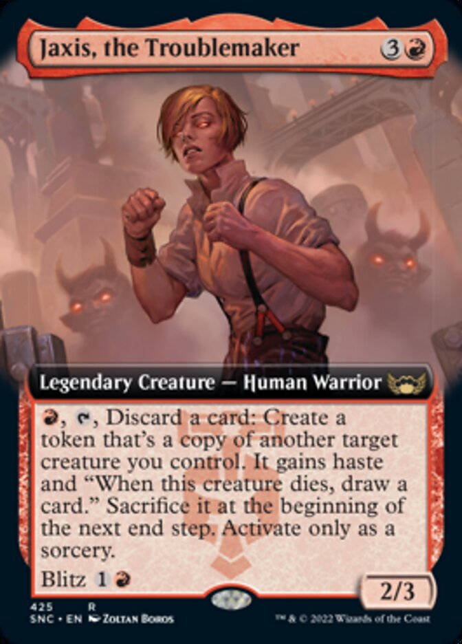 Jaxis, the Troublemaker (Extended Art) [Streets of New Capenna] | Lots Moore NSW