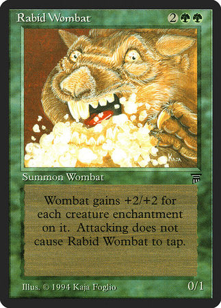 Rabid Wombat [Legends] | Lots Moore NSW