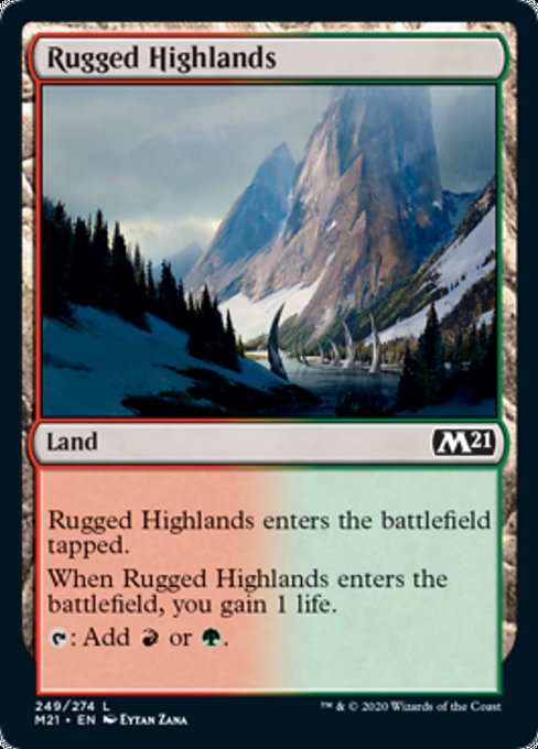 Rugged Highlands [Core Set 2021] | Lots Moore NSW