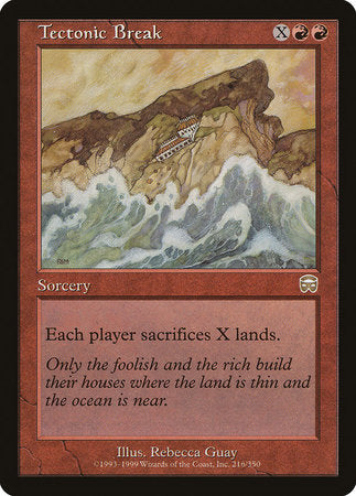 Tectonic Break [Mercadian Masques] | Lots Moore NSW