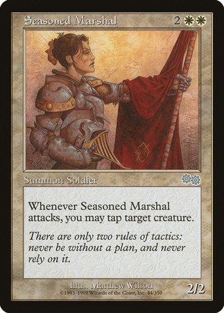 Seasoned Marshal [Urza's Saga] | Lots Moore NSW