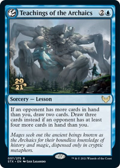 Teachings of the Archaics [Strixhaven: School of Mages Prerelease Promos] | Lots Moore NSW
