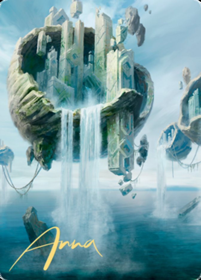 Island 2 Art Card (Gold-Stamped Signature) [Zendikar Rising Art Series] | Lots Moore NSW