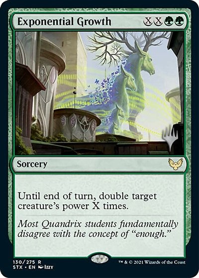 Exponential Growth (Promo Pack) [Strixhaven: School of Mages Promos] | Lots Moore NSW