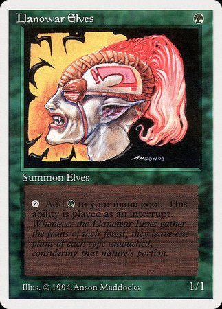 Llanowar Elves [Summer Magic / Edgar] | Lots Moore NSW