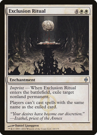 Exclusion Ritual [New Phyrexia] | Lots Moore NSW