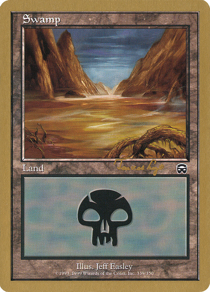 Swamp (tvdl339a) (Tom van de Logt) [World Championship Decks 2001] | Lots Moore NSW