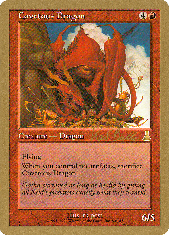 Covetous Dragon (Kai Budde) [World Championship Decks 1999] | Lots Moore NSW