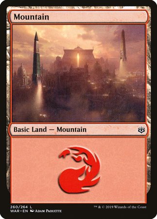Mountain (260) [War of the Spark] | Lots Moore NSW