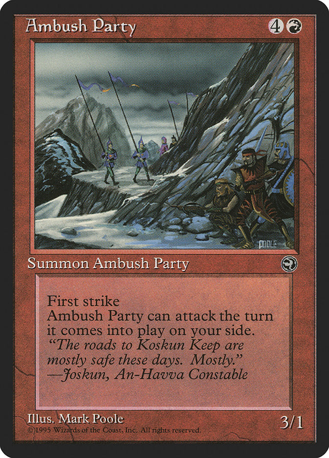 Ambush Party (Joskun Flavor Text) [Homelands] | Lots Moore NSW