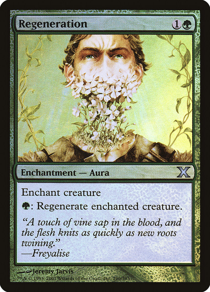 Regeneration (Premium Foil) [Tenth Edition] | Lots Moore NSW