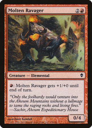 Molten Ravager [Zendikar] | Lots Moore NSW