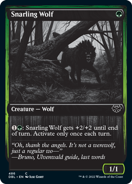 Snarling Wolf (486) [Innistrad: Double Feature] | Lots Moore NSW