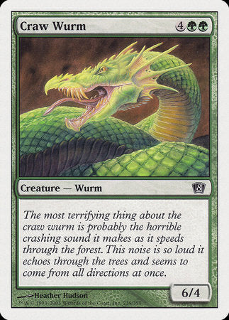 Craw Wurm [Eighth Edition] | Lots Moore NSW