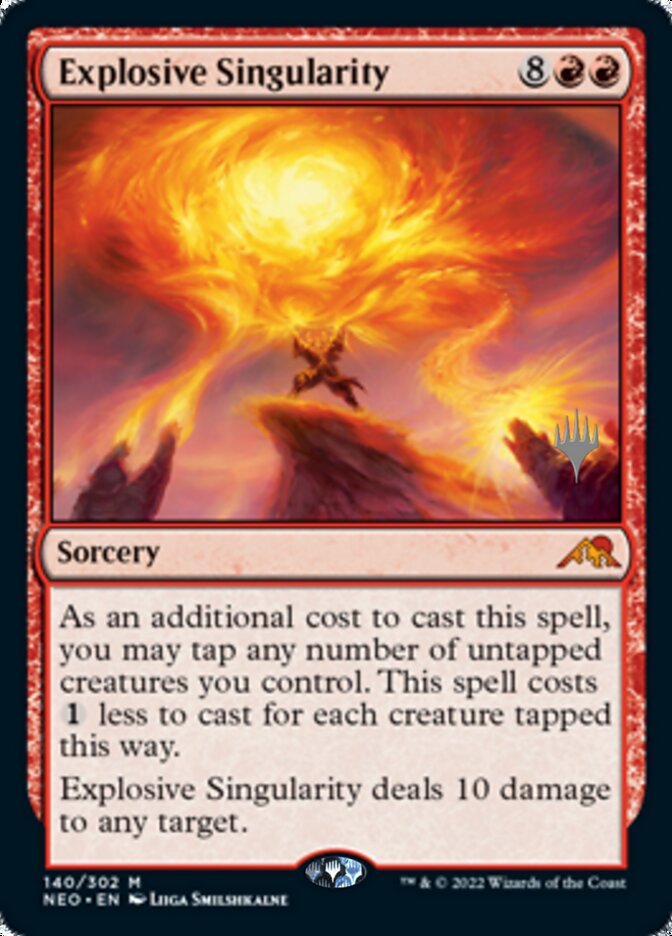 Explosive Singularity (Promo Pack) [Kamigawa: Neon Dynasty Promos] | Lots Moore NSW